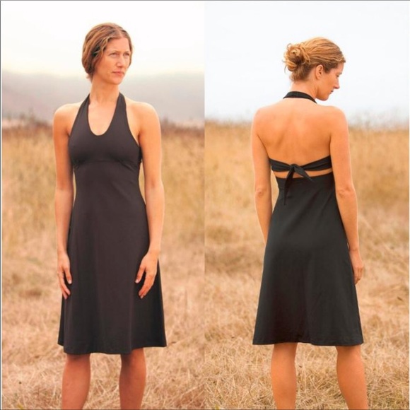 Patagonia Dresses & Skirts - Black Patagonia Morning Glory Halter Dress